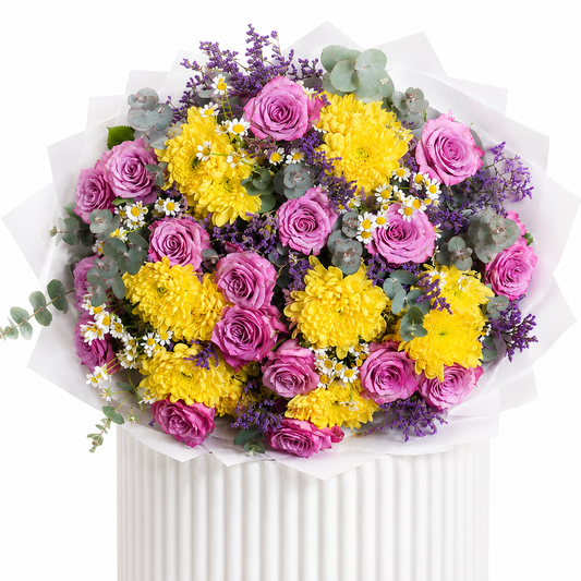Purple and Yellow Mix