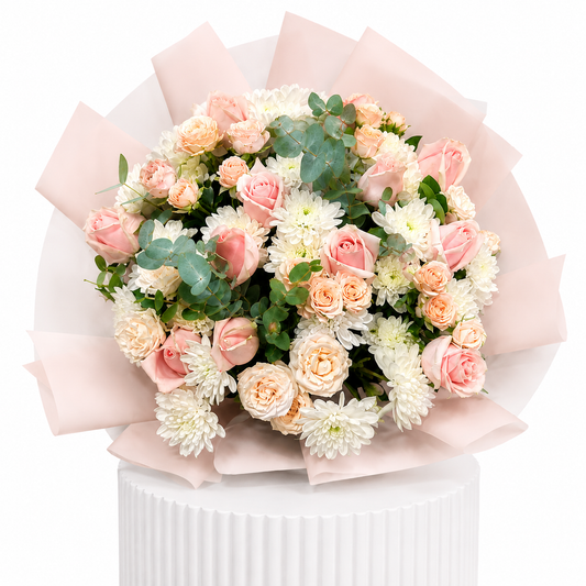 Pink and White Elegance